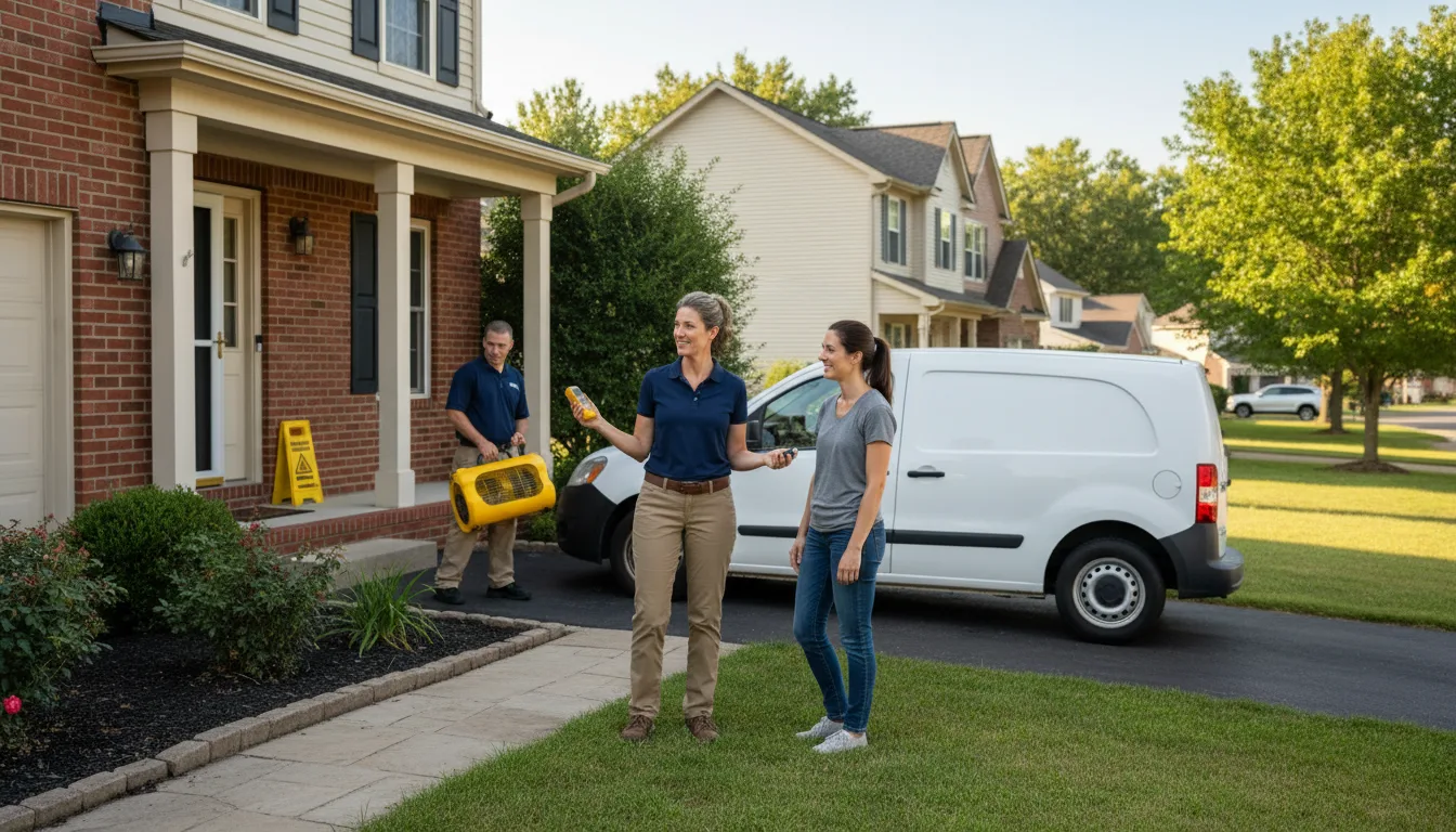 Residential water damage restoration in Trail, MN